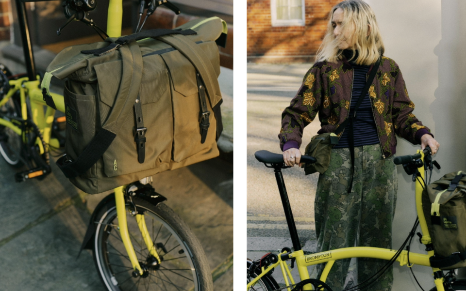 Ally Capellino and Brompton Bikes Unveil Limited Edition Frank Backpac Ally Capellino and Brompton Bikes Unveil Limited Edition Frank Backpac